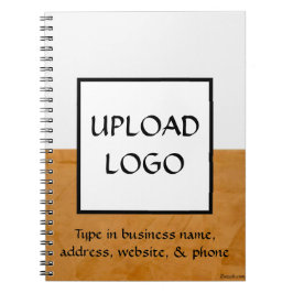 Immobilienmakler Notizbuch mit individuellem Logo Notizblock