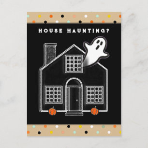 Immobilienmakler Oktober Marketing Postkarte
