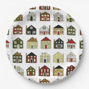Immobilienmakler Pappteller