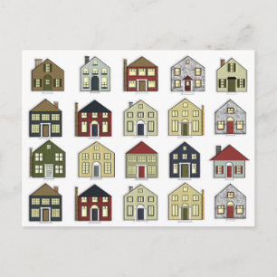 Immobilienmakler-Postkarte Postkarte