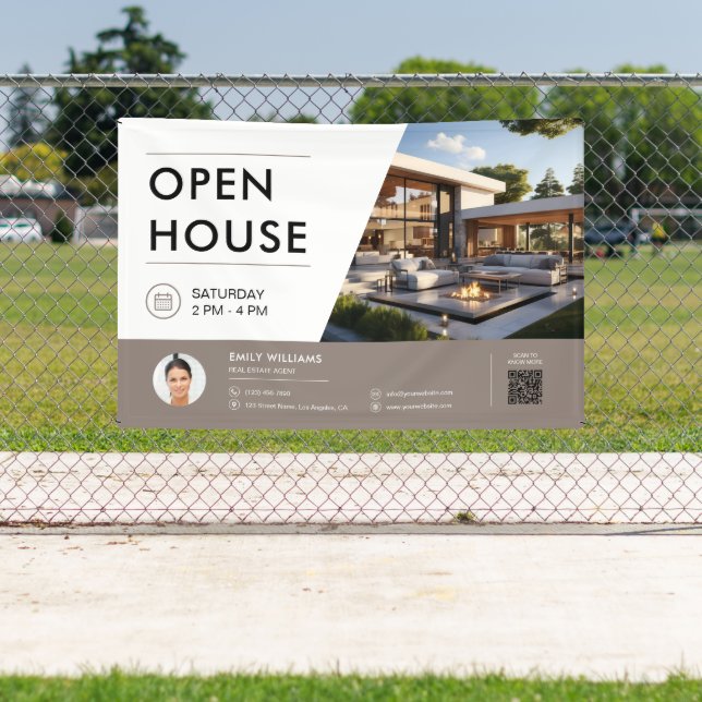Immobilienmakler Realtor Open House Banner (Insitu)