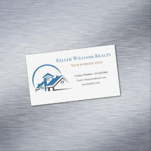 Immobilienmakler setzen Ihr Logo Immobilienmakler Magnetische Visitenkarte