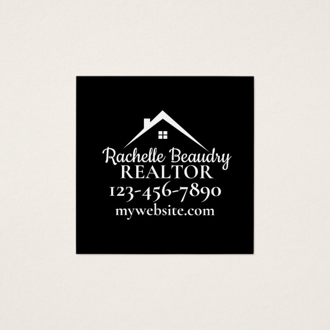 Immobilienmarketing Benutzerdefinierter Makler (Vorderseite)