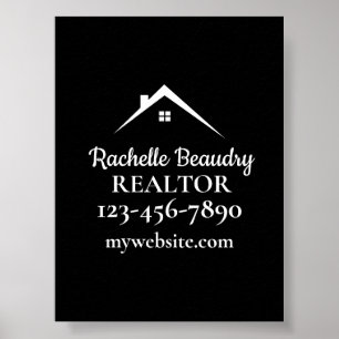 Immobilienmarketing Benutzerdefinierter Makler Poster