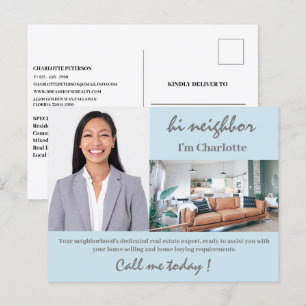 Immobilienmarketing postkarte