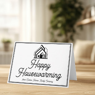 Immobilienunternehmen Benutzerdefiniertes Logo Ele Karte