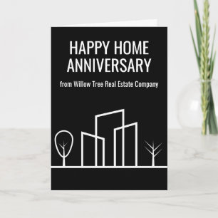 Immobilienunternehmen Marketing Custom Chic Makler Karte