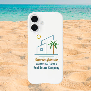 Immobilienunternehmen Strand Custom Coastal Realto iPhone 16 Hülle