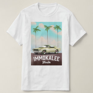 Immokalee Florida Supercar Reiseposter T-Shirt
