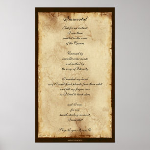 "Immortal" Spirituelle Poster
