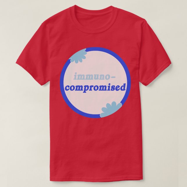 Immun-beeinträchtigte Behinderung Bewusstsein T-Shirt (Design vorne)