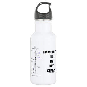 Immunität ist in meinen Genen Trinkflasche