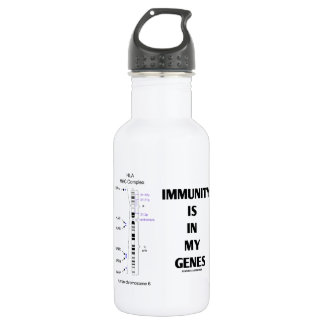 Immunität ist in meinen Genen Trinkflasche