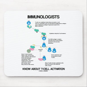 Immunologen kennen die T-Zell-Aktivierung Mousepad