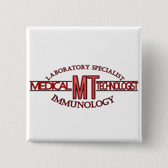 IMMUNOLOGIESPEZIALIST MT MEDIZINTECHNOLOGIST BUTTON (Vorderseite)