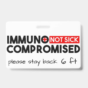 Immunschwäche-Bewusstsein bei nicht Erkrankten Ausweis