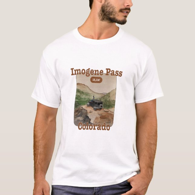 Imogene Pass, Colorado T-Shirt (Vorderseite)