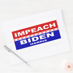 Impact Biden Harris Rechteckiger Aufkleber