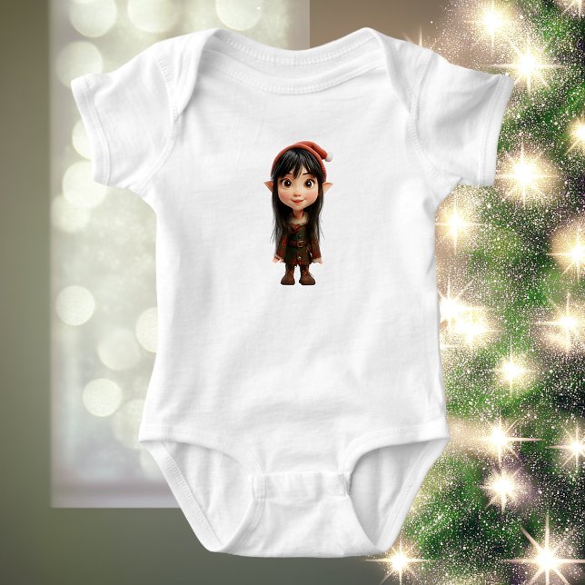 Impact Girl Christmas Elf Baby Bodysuit Strampler (Von Creator hochgeladen)