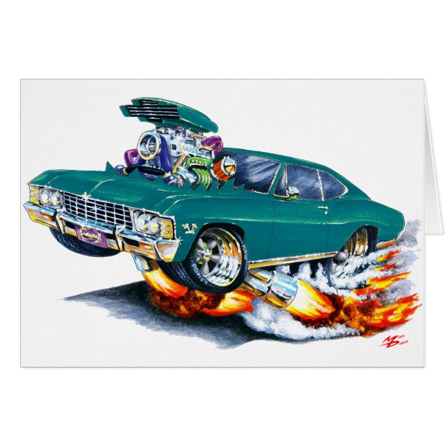 Impala-aquamarines Auto 1965-66 (Vorderseite (Horizontal))