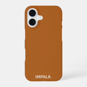 Impala-Braun-Farbname iPhone 16 Hülle