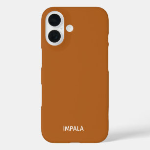 Impala braune Farbe iPhone 16 Hülle