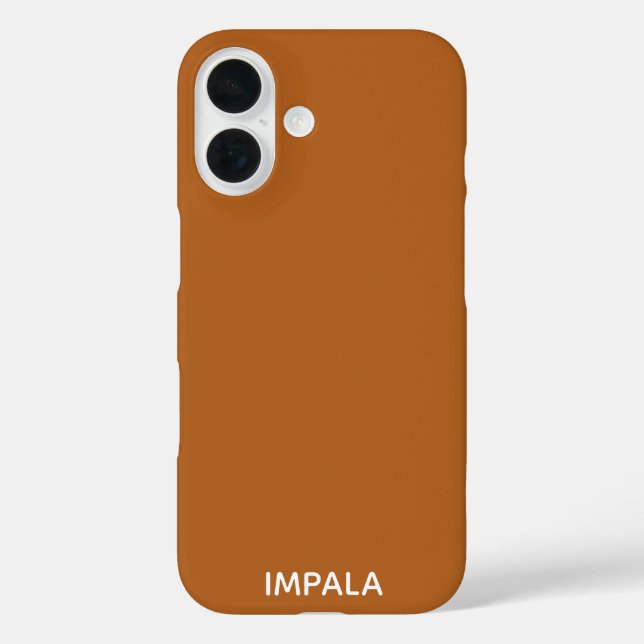 Impala braune Farbe Case-Mate iPhone Hülle (Rückseite)