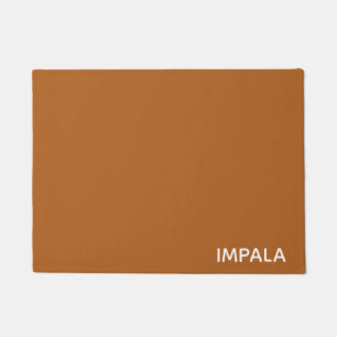 Impala braune Farbe Fußmatte