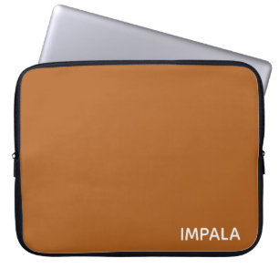 Impala braune Farbe Laptopschutzhülle