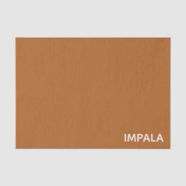 Impala braune Farbe Seidenpapier