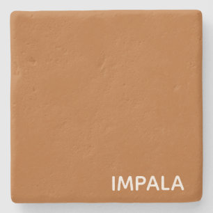 Impala braune Farbe Steinuntersetzer