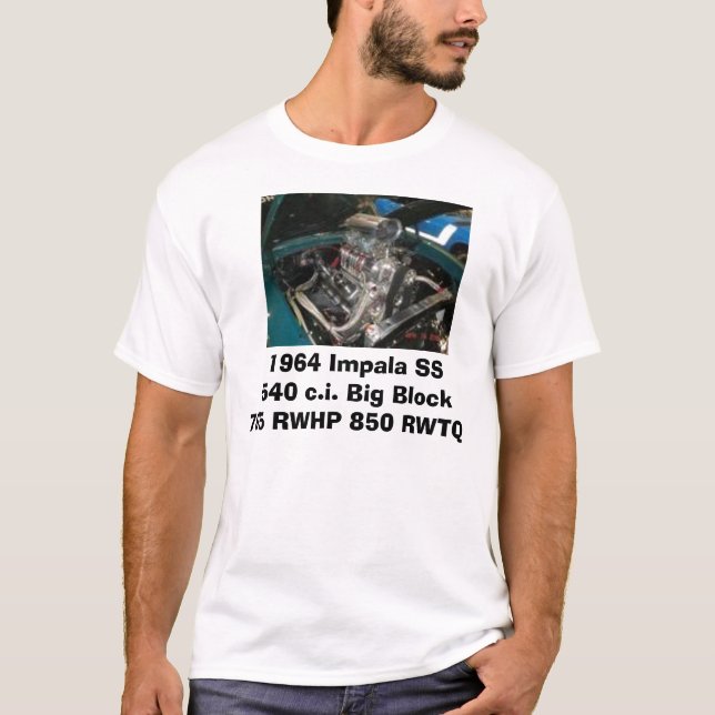 Impala,    Impala 1964 SS 540 c.i. großes T-Shirt (Vorderseite)