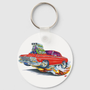 Impala-Rot-Auto 1962-63 Schlüsselanhänger