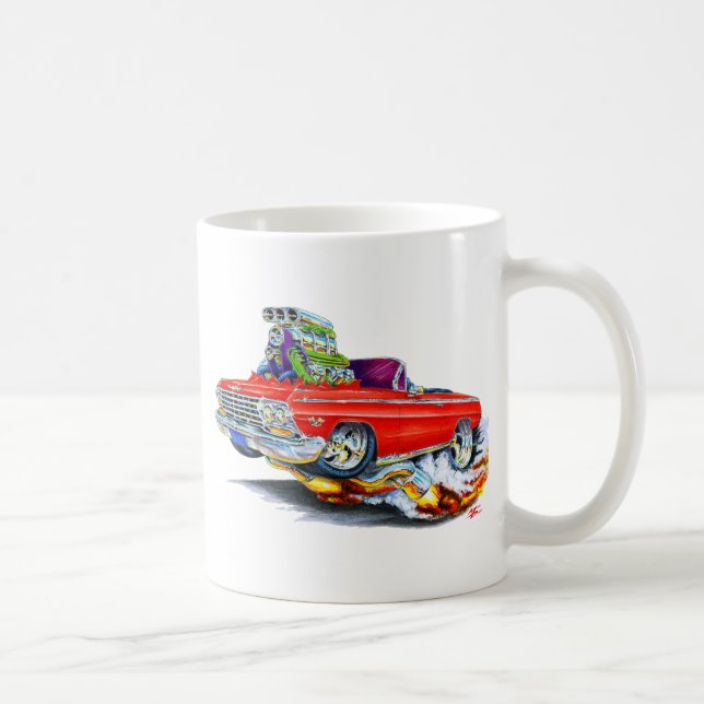 Impala-rotes Kabriolett 1962-63 Kaffeetasse (Rechts)