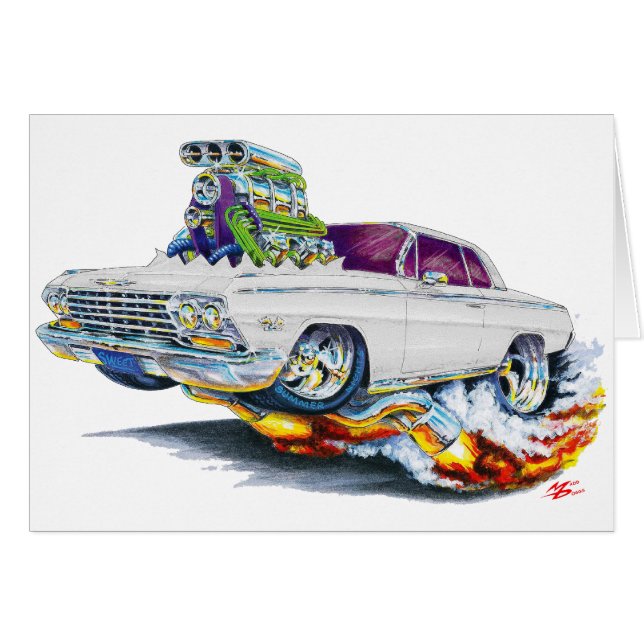 Impala-Weiß-Auto 1962-63 (Vorderseite (Horizontal))