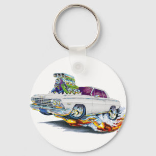 Impala-Weiß-Auto 1962-63 Schlüsselanhänger