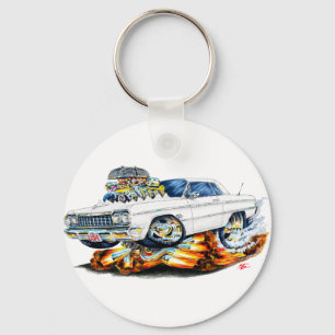 Impala-Weiß-Auto 1964 Schlüsselanhänger