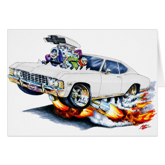 Impala-Weiß-Auto 1965-66 (Vorderseite (Horizontal))