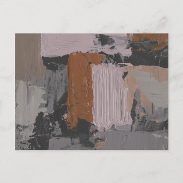 Impasto Abstrakt I Postkarte (Vorderseite)