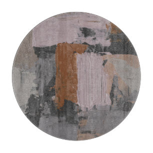 Impasto abstraktes I Schneidebrett