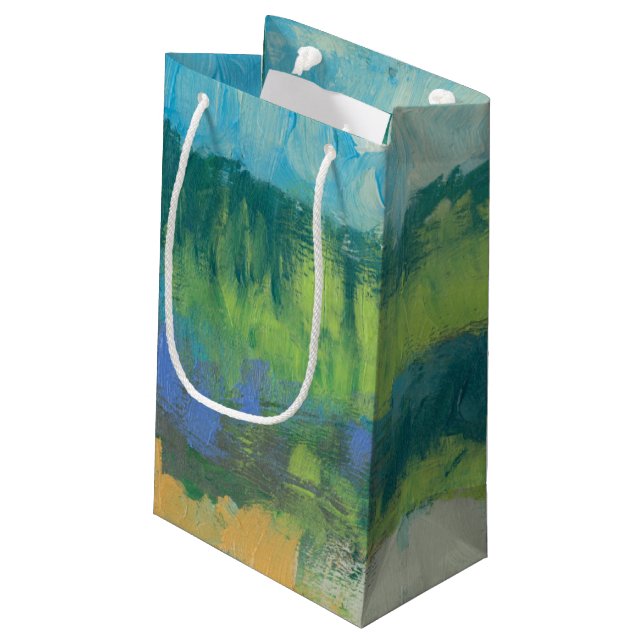 Impasto Feld II Kleine Geschenktüte (Rückseite Schrägansicht)