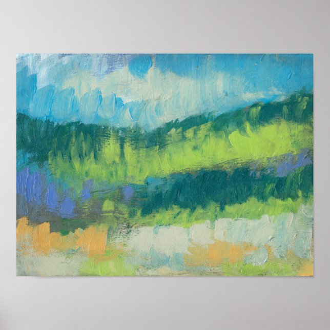 Impasto Feld II Poster (Vorne)