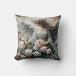 Impasto Imitats Relief Angel Art Throw Kissen
