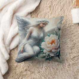 Impasto Imitats Relief Angel Art Throw Kissen