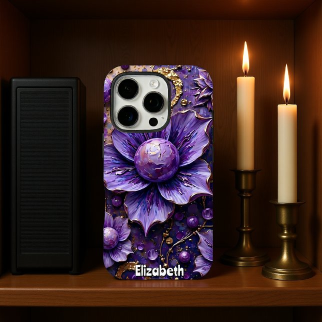 Impasto-Malerei von Lilac-Blume Case-Mate iPhone Hülle (Von Creator hochgeladen)