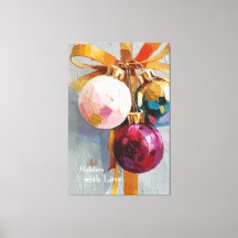 Impasto-Weihnachtsschmuck Urlaub