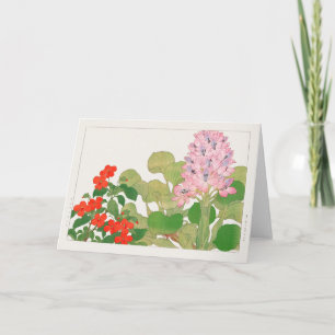 Impatien, Wasserhyazinthen von Tanigami Konan Karte