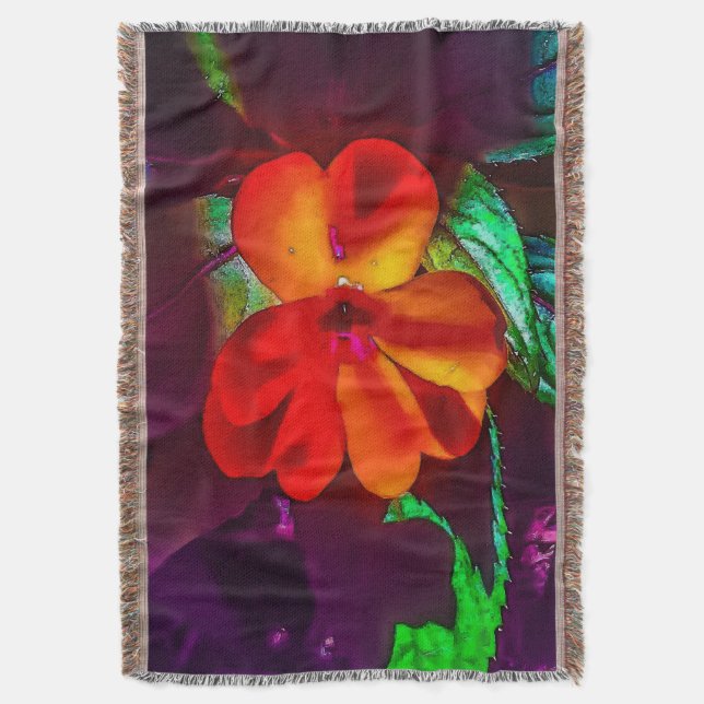 Impatiens-Blume Decke (Vorderseite Vertikal)