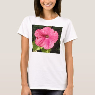 Impatiens Dark Pink Ladys T Shirt