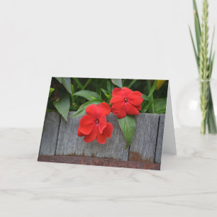 Impatiens Notecard Karte